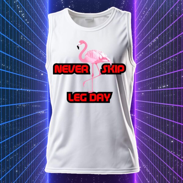 NEVER SKIP LEG DAY - Fenicottero - immagine 4