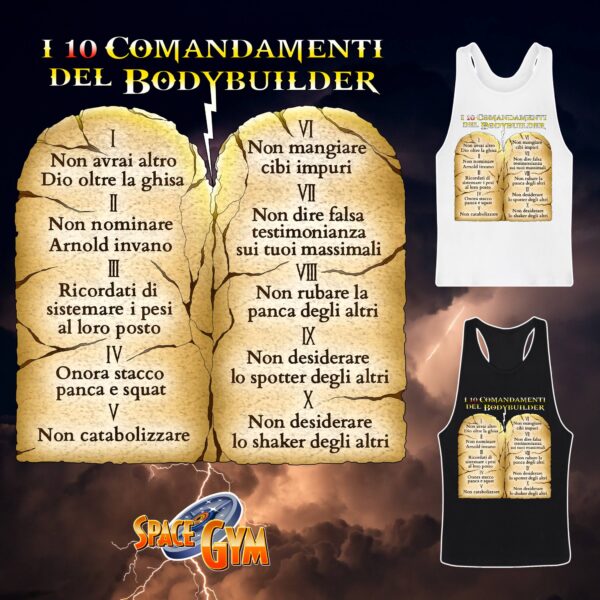 I 10 COMANDAMENTI DEL BODYBUILDER